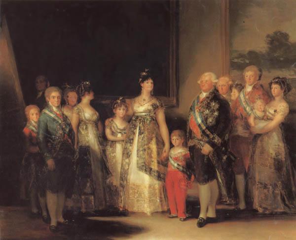 Francisco de goya y Lucientes The Family of Charles IV Sweden oil painting art